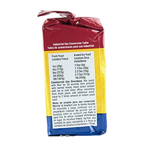 Fleischmann’s Yeast, Fleischmann’s Instant Dry Yeast, 16 Ounce - 1 Pack, Fast-Acting, Gluten Free, No Preservatives .4 pack