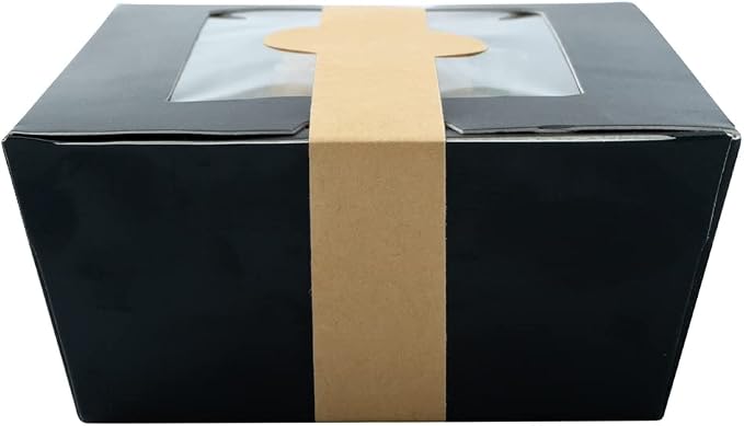 Restaurantware RW Base 12 x 1.5 Inch Packaging Bands 100 Self-Adhering Belly Bands - Disposable Strong Kraft Paper Label Stickers For Packaging Supplies Keeps Take Out Containers Sealed