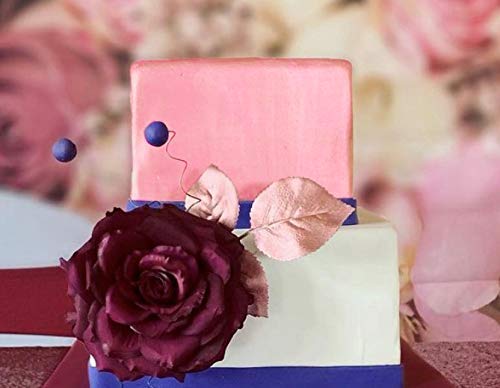 Edible Luster dust, for cake decoration, dusting powder Metallic Food paint 4 grams Food grade 100% edible Kosher and Halal Certified. (Baby Pink and Baby blue)