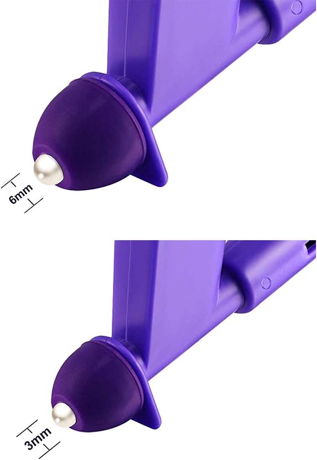 Plastic Pearl Applicator Fondant Pearl Ball Applicator SugarCraft Cake Decorating Tools Plunger (3mm and 6mm)