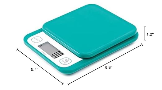 Ozeri Garden and Kitchen Scale II, with 0.1 g (0.005 oz) 420® Variable Graduation Technology®