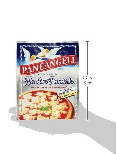 Paneangeli Mastro Fornaio Yeast For Pizza 3 Envelopes, 3 Count (Pack of 3)