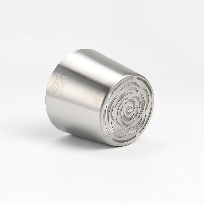 1 Piece Stainless Steel Extra Large Russian Flower Icing Tips,Pastry Frosting Piping Nozzles for Cake Marshmallow Bouquet,Cake Decorating Tips Baking Tools,Flower Frosting Nozzles for Decorating