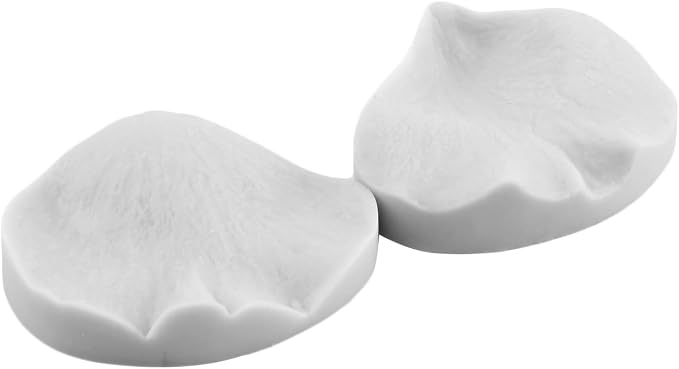 Gumpaste Flower Silicone Veining Mold Fondant Rose Veined Mold For Cake Decoration Cupcake Topper Candy Chocolate Gum Paste Polymer Clay
