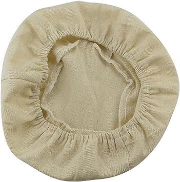 Flaxen Proofing Bread Basket Cloth, Reusable Breathable Liner Cotton Flax Proofing Bread Cloth, Round Cloths Baking supplies Bread Proofing Baskets，Baking Tools and Accessories (9 inch)