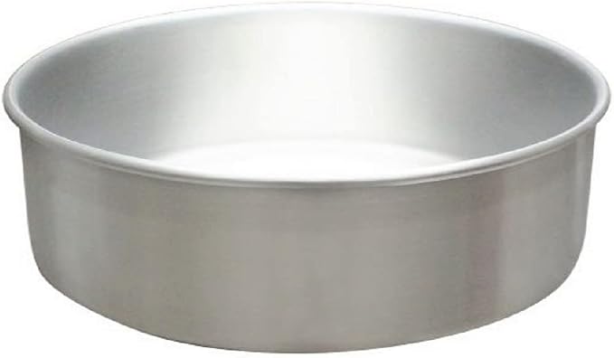 TrueCraftware- 12" X 3" Aluminum Round Layer Cake Baking Pan 0.90MM- Bakeware for Cake Pizza Layer Cake Pans Easy Releasing Cake Baking Round Pans Tin Cheesecake Mold for Home Kitchen Restaurants