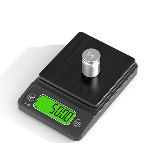 Scale Jazz Digital Pocket Scale, 500g/0.01 Portable Precision Gram Scale Grams and Ounces，Food Scale Jewelry Scale with LCD Display, 5 Units Tare for Powder, Gem, Coffee, Coin, Tea, Weed