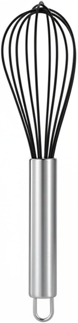 Mix Batters and Sauces with This 13-Inch Silicone Whisk Featuring Coated Wires
