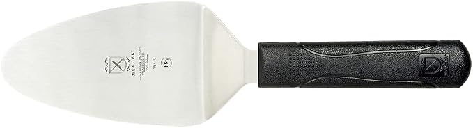 Mercer Culinary Millennia Pie Knife/Server, 5 Inch x 3 Inch Blade, Black Handle