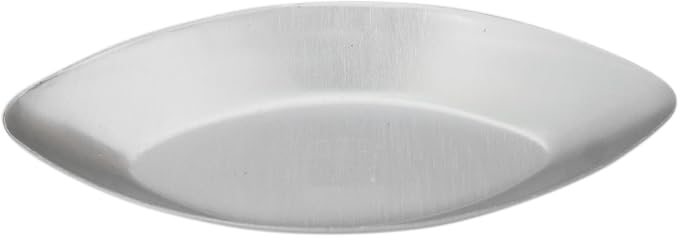 Oval Tart Molds, Aluminum Boat Shape Tart Pans, Canoe Tartlet Tins Bakware Tool for Tarts, Pie, Quiches - 10Pcs, Silver