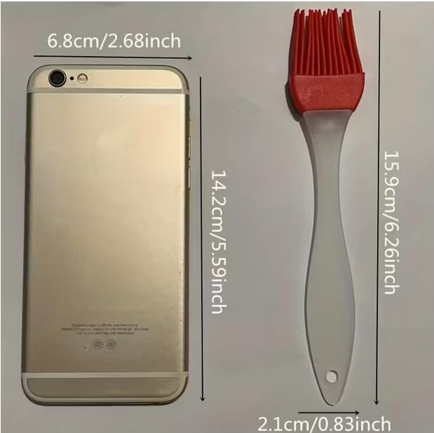 6‑Pack Mini Silicone Basting Brushes – Heat‑Resistant Pastry, BBQ & Baking Glaze Tools