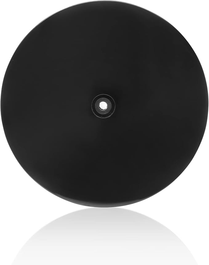 Jersvims 8 Inch Acrylic Turntable Platter, Black Turntable Organizer Round Rotating Plate for Kitchen Pantry Cabinet Desk Rack Spice Cake Cookie Decorating
