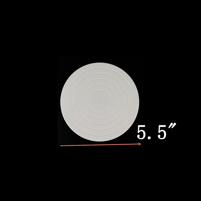 Cake Decorating Turntable,5.5inch Rotating Cake Turntable,White | 2Pcs,Turns Smoothly Revolving, Cake Stand, Cake Decorating Baking Tools, Accessories Supplies for Cookies Cupcake