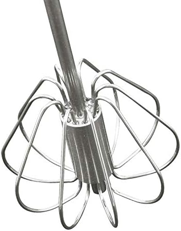Stainless Steel Semi-automatic Egg Whisk - 3PCS Hand Push Rotary Whisk Blender (3 Pack)