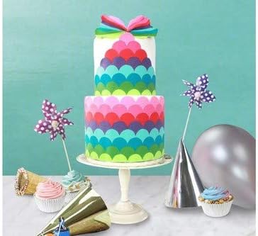 PME Geometric Multicutters for Cake Design-Fish Scale-small, Medium & Large Size, Set of 3, White