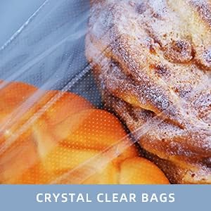 200Pcs 11 x 18 Inch Bottom Gusset Bread Bags with Ties, Clear Plastic Micro Perforated Bags for Homemade Bread and Bakery Loaf Baugette - Thickened, Freezer Safe