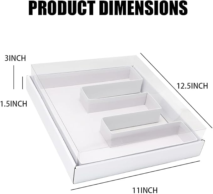 WENPACK 12.5" Cardboard Letter Shaped Mache Decorative Strawberries Fillable Sweets Candy Box with Clear Lid (White, E)