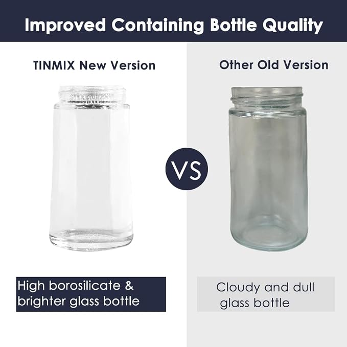 Oil Dispenser with Brush - 2 Pack Glass Olive Oil Dispenser Bottle with Silicone Basting Brush for Kitchen Cooking Vinegar Frying Baking, T-OB21S, Black+White