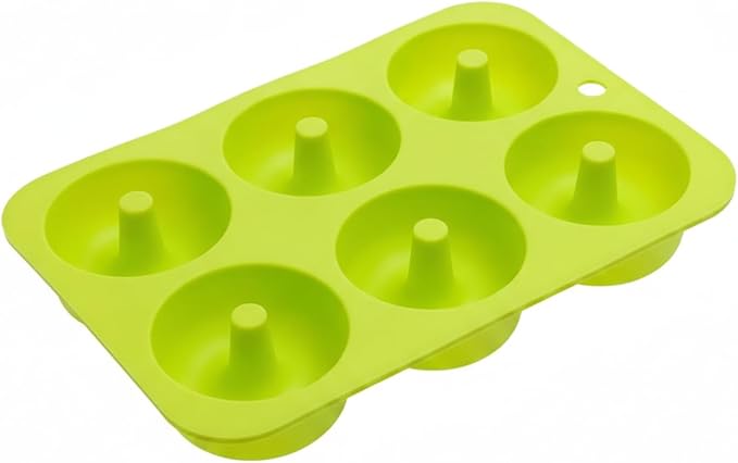 Silicone Donut Pan, 6-Cavity Baking Tray for Oven (1 PC)