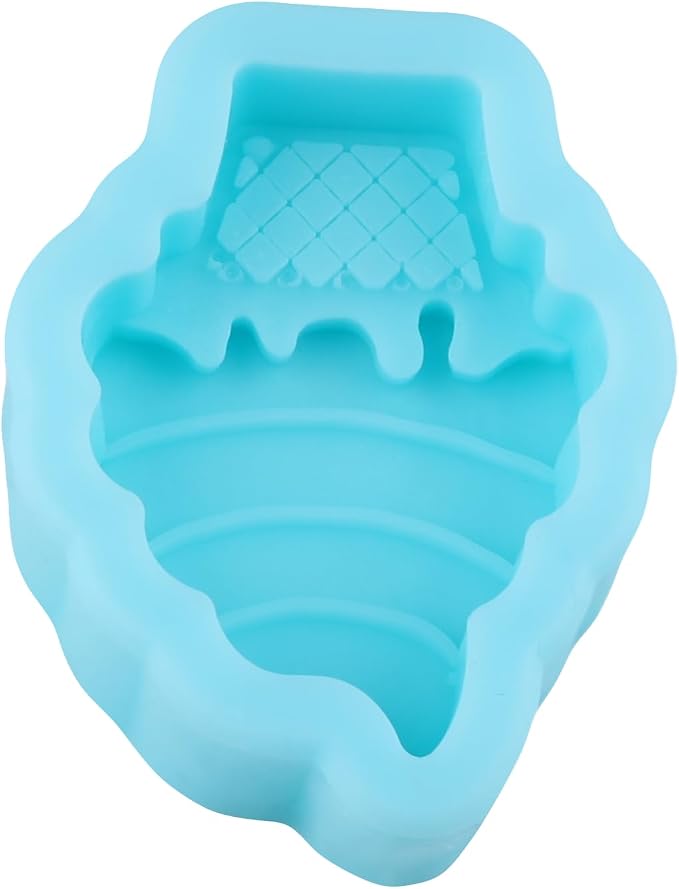 Ice Cream Fondant Silicone Molds for Cake Decorating Cupcake Topper Chocolate Candy Gum Paste Polymer Clay