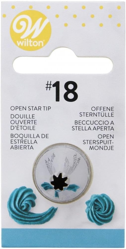 Wilton Decorating Piping Tip, No 18 - Star