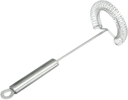 Whisk,Spiral Whisks Egg Beater for Blending Mixing Stirring, Non-Stick Stainless Steel Whisk,11.2 inch