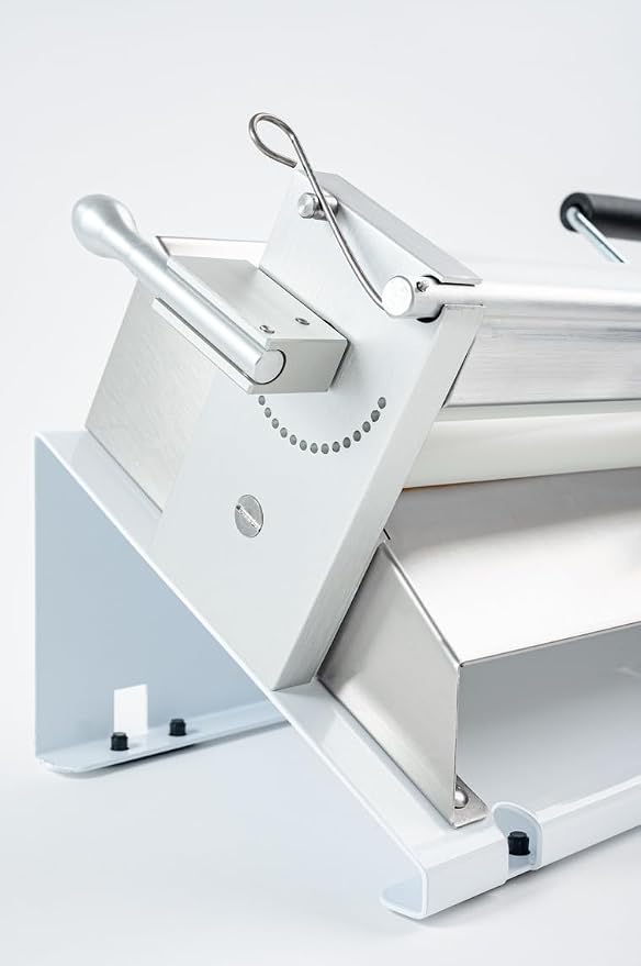 Manual Dough Sheeter Machine - Sfogliafacile XL Manual Pasta Maker for Icing, Marzipan, Puff Pastry,Salt Bread Shio Pan | Easy Install Dough Sheeter for Home or Small Commercial Kitchens