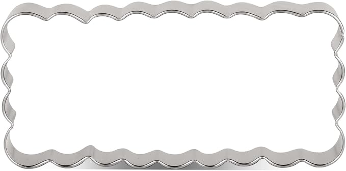 LILIAO Scalloped Edge Cookie Cutter, Biscuit Cutters, Stainless Steel (4.2 x 2 inches)