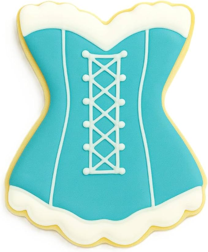 Fluted Corset 3.5 Inch Cookie Cutter from The Cookie Cutter Shop – Tin Plated Steel