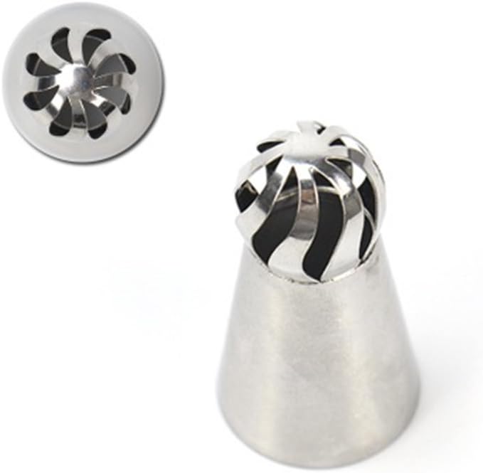 Russian Sphere Nozzle Piping Tip Stainless Steel by Chef Collection (1, 471)