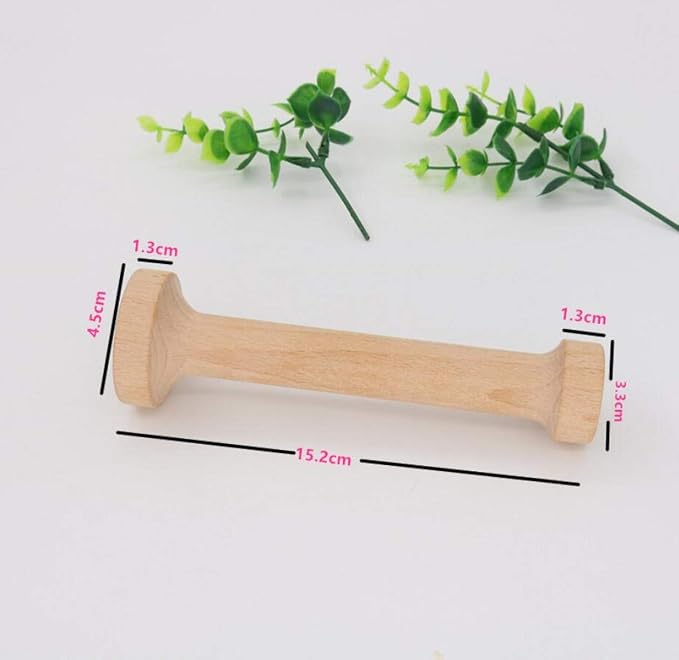 Tart Tamper, Portable Wooden Double Side Pie Pastry Dough Tamper, 10PCS Wooden Egg Tart Mold, DIY Cake Pastry Tools for Egg Tart, Pasta, Cheesecakes and Dessert Baking
