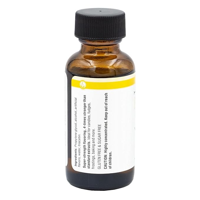 LorAnn Oils Super Strength Flavoring - Used For Candy Making, Flavoring Extracts, Baking, Hard Candy, and Flavor Oils - Bold, Natural Flavors 4X Stronger Than Extracts - Pineapple, 1 fl oz