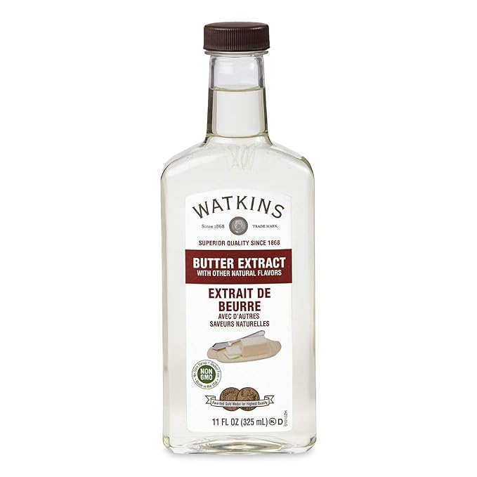 Watkins All Natural Baking Vanilla (11 oz) and Butter Extract (11 oz) Bundle