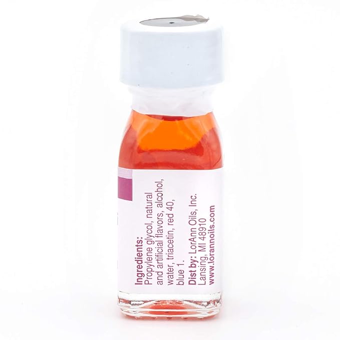 LorAnn Oils Super Strength Flavoring - Used For Candy Making, Flavoring Extracts, Baking, Hard Candy, and Flavor Oils - Bold, Natural Flavors 4X Stronger Than Extracts - Tutti Frutti, 0.125 fl oz