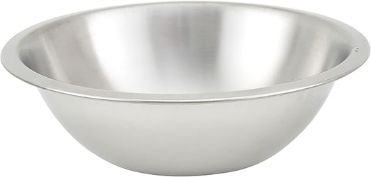 Winco 1.5 Quart Heavy-Duty Stainless Steel Mixing Bowl, Shallow