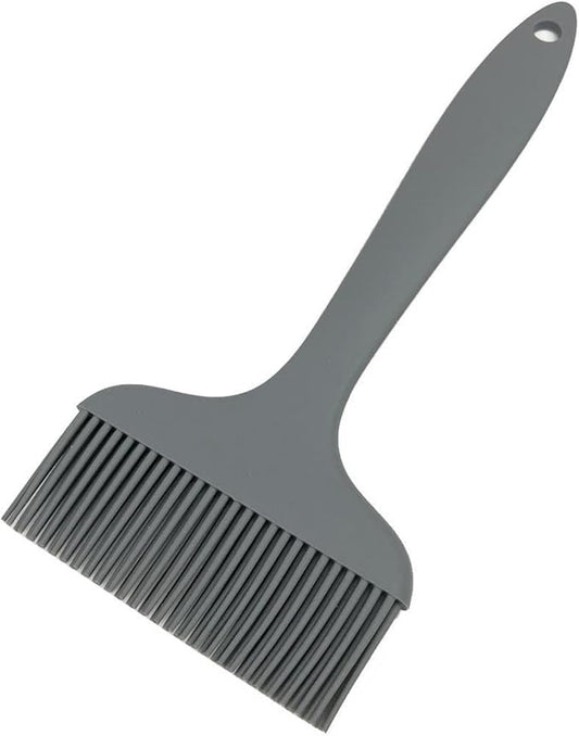 Basting Brush for Cooking, Heat Resistant Enlarged Brush Head Food Grade Silicone Effortless Cleaning Silicone Basting Brush, Dishwasher Safe Steel Core Silicone Brush for Oils Butter Marinades