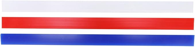 Dioche 1/2 Inch Rolling Silicone Measuring Dough Strips – Rolling Pin Guides for Cookies, Pies, & Baking – Set of 3 Thickness Specifications
