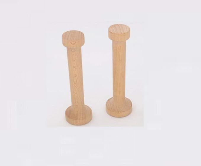 Tart Tamper, Portable Wooden Double Side Pie Pastry Dough Tamper, 10PCS Wooden Egg Tart Mold, DIY Cake Pastry Tools for Egg Tart, Pasta, Cheesecakes and Dessert Baking