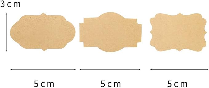 300 Pcs Gift Tags Stickers Name Labels Stickers, Self-Adhesive Handmade Bottle All-Purpose Jar Labels for Presents Easter Decorations Jars Food Craft