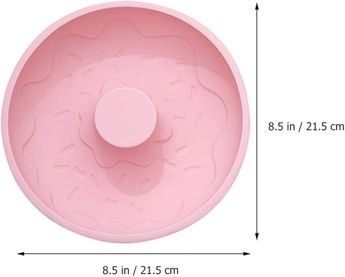 Donut Mold Silicone Baking Tray Non-stick Pink DIY Doughnut Casting Heat Cake Baking Pan for Home Kitchen