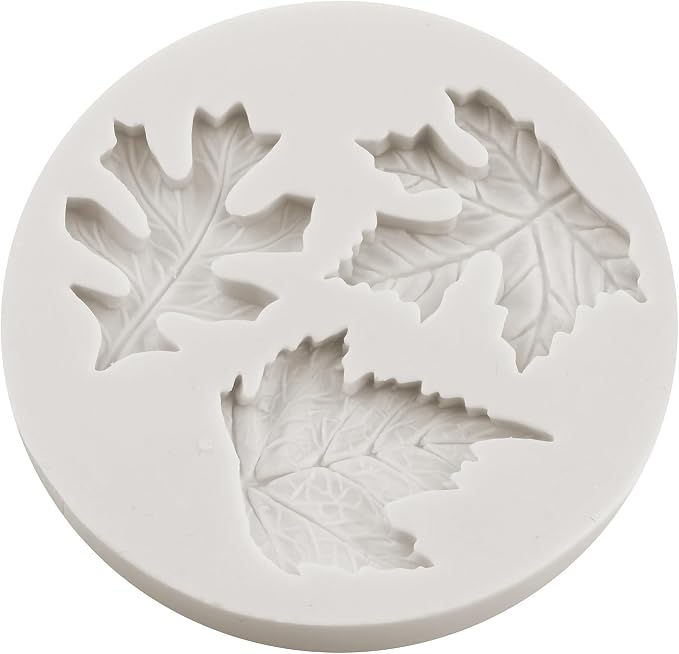 Maple Leaf Fondant Molds Maple Leaves Silicone Mold For Cake Decorating Cupcake Topper Candy Chocolate Gum Paste Polymer Clay