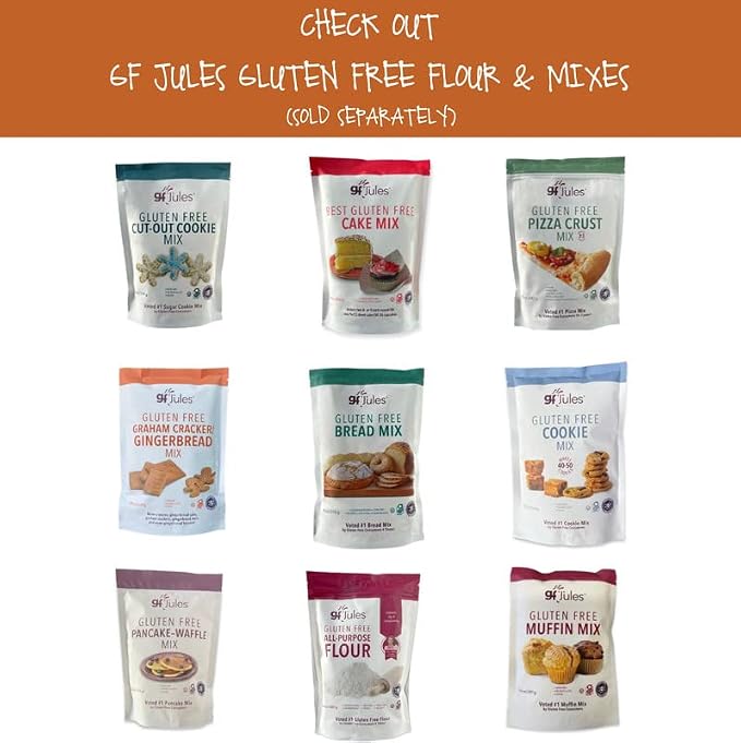 gfJules Certified Gluten Free Cornbread Baking Mix | No Grit, Non-GMO, Vegan | Certified Top 9 Allergen-Free & Kosher | 13 Ounces