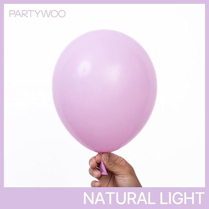 PartyWoo Baby Pink Balloons 100pcs Different Sizes of 36 18 12 10 5 Inch Pastel Light Pale Pink Balloon Arch Kit Garland for Baby Shower Gender Reveal Butterfly Birthday Party Decorations Pink-Q04