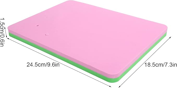 Fondant Sponge Pad with 5 Holes,Rectangular Fondant Cake Flower Drying Mat Modeling Tool with Soft Cleanings Kit