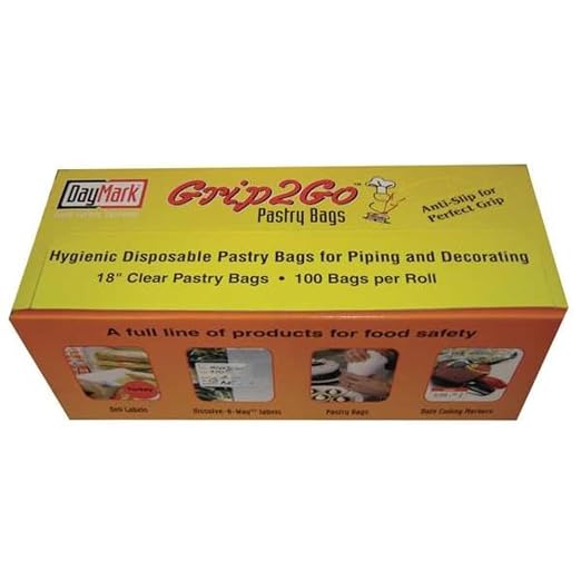 DayMark Safety Systems-IT112793 18" PipingPal Plus Disposable Pastry Bag with Dispenser (100 Bags)