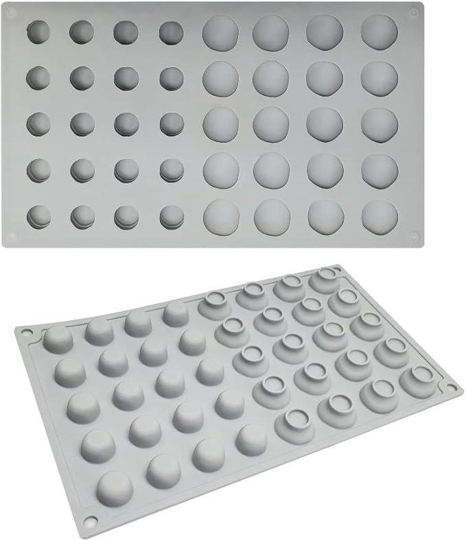 mostsom Silicone Mini Mushroom Candy Molds, Non Stick Chocolate Gummy Mold (Mushroom F)