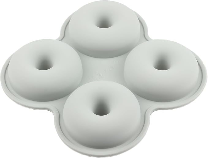 4 Cavity Donut Silicone Candy Molds For Candy Chocolate Baking Cake Decoration