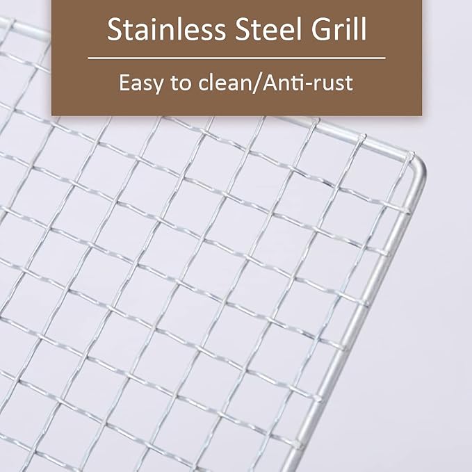 JoyRay Grill Rack Grids, Stainless Steel BBQ Roasting Rack or Baking/Cooling Rack, For Oven and outdoor Barbeque,Oven & Dishwasher Safe.