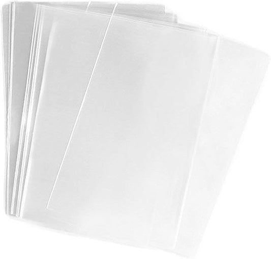 FgfAk 200 Pcs 4x6 Inches Clear Flat Cello/Cellophane Treat Bags Good for Pastry,Bakery,Cookie,Candy and Dessert