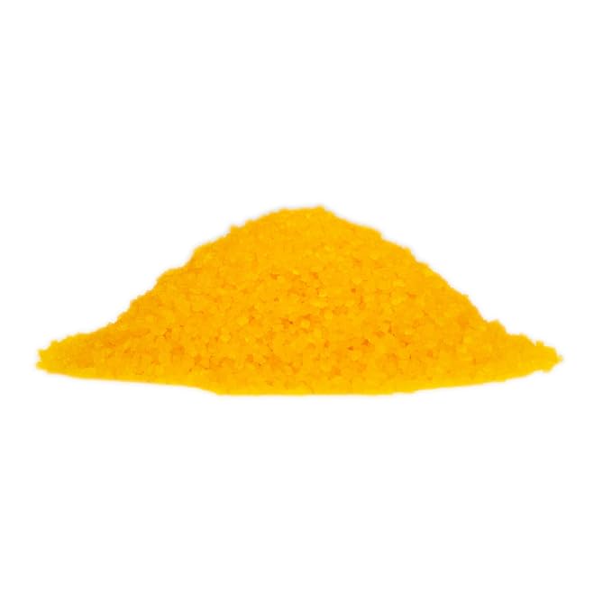 O’Creme Sugar Crystals - Coarse Sugar for Cookie Decorating - Eye-Catching Sugar Crystals – Coarse Sugar for Unique Cake Toppings, Cupcakes and Cookies – Ideal Decoration Solution - 10 Ounce Golden Yellow